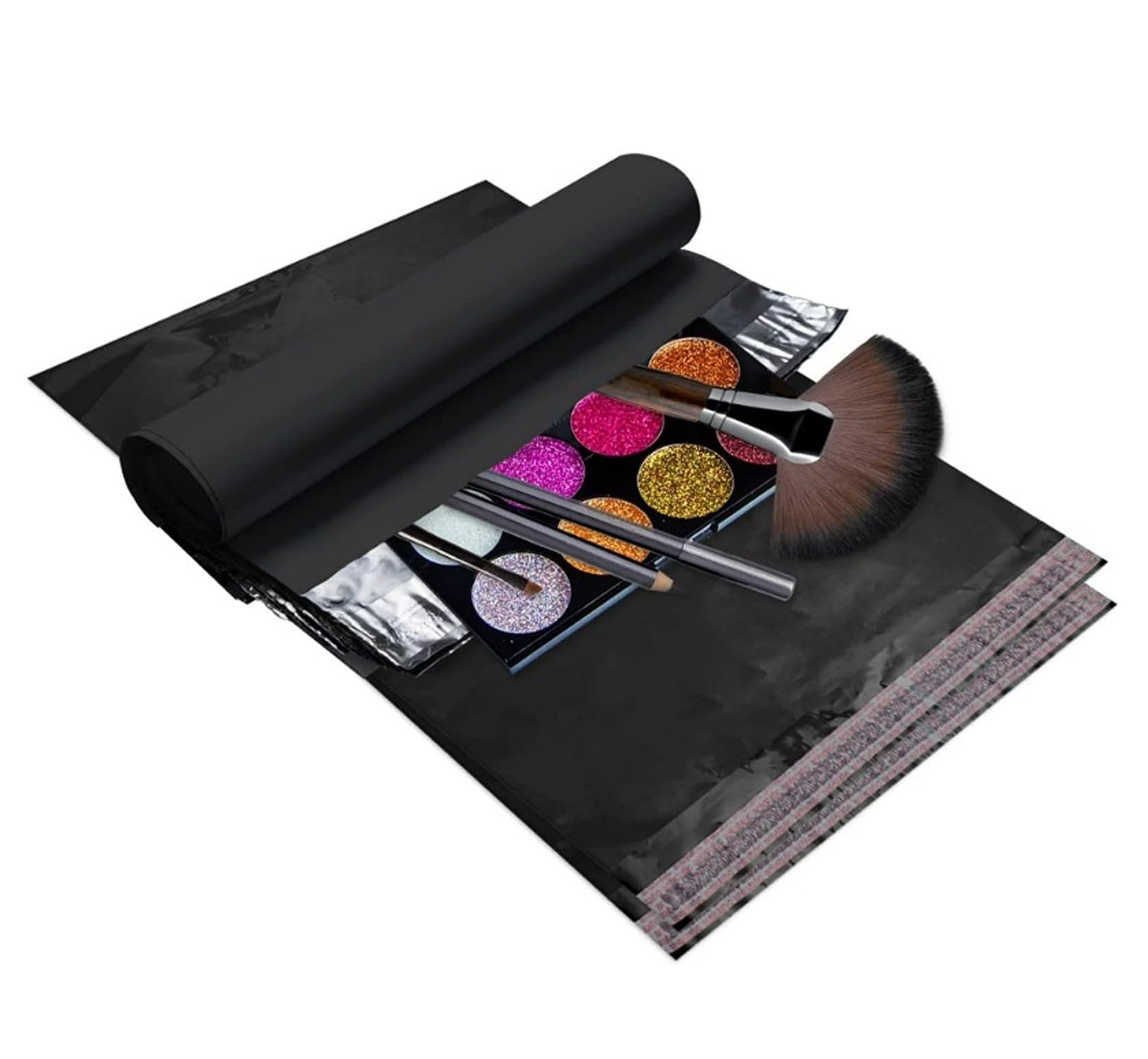 Lot de 400 enveloppes d'expédition noires - 35 x 45 cm - Sacs d'expédition en film avec bande adhésive - Sacs d'expédition opaques pour commerce en ligne, entrepôt