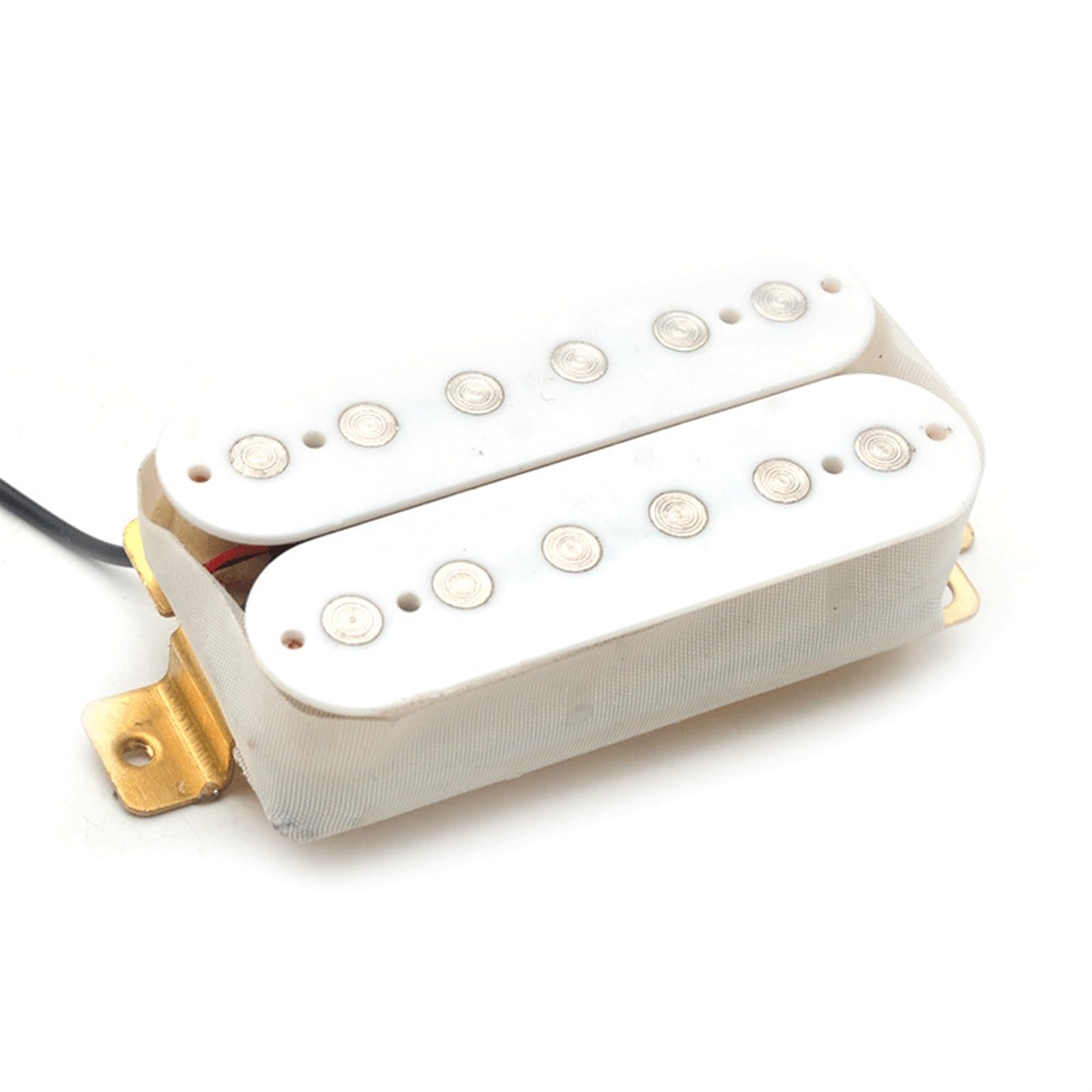 Conjunto De Línea Con Pastilla HSH, Potenciómetro De 500 K, Orificio De Salida De 6,35 Apto Para Guitarra Eléctrica ST(White)