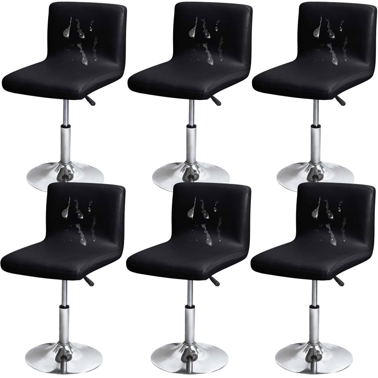 Housse de chaise de bar amovible lot de protection tabouret de bar café