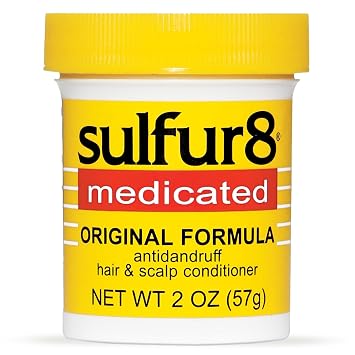 SULFUR8 Medicated Anti-Dandruff Hair & Scalp Conditioner 2 oz Helps Control Dandruff, Soothes Itchy Scalp & Moisturizes Hair with Refreshing Clean Fragrance, For All Hair Types