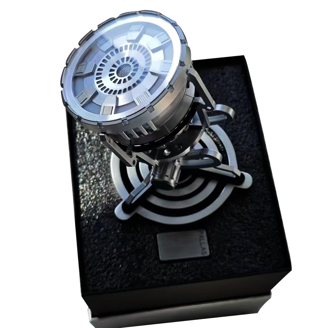 TechSpieler 1/1 Scale Reactor Model, MK3 Ark Palladium Arc Reactor with Light Effect, Tech Hobbyist Models