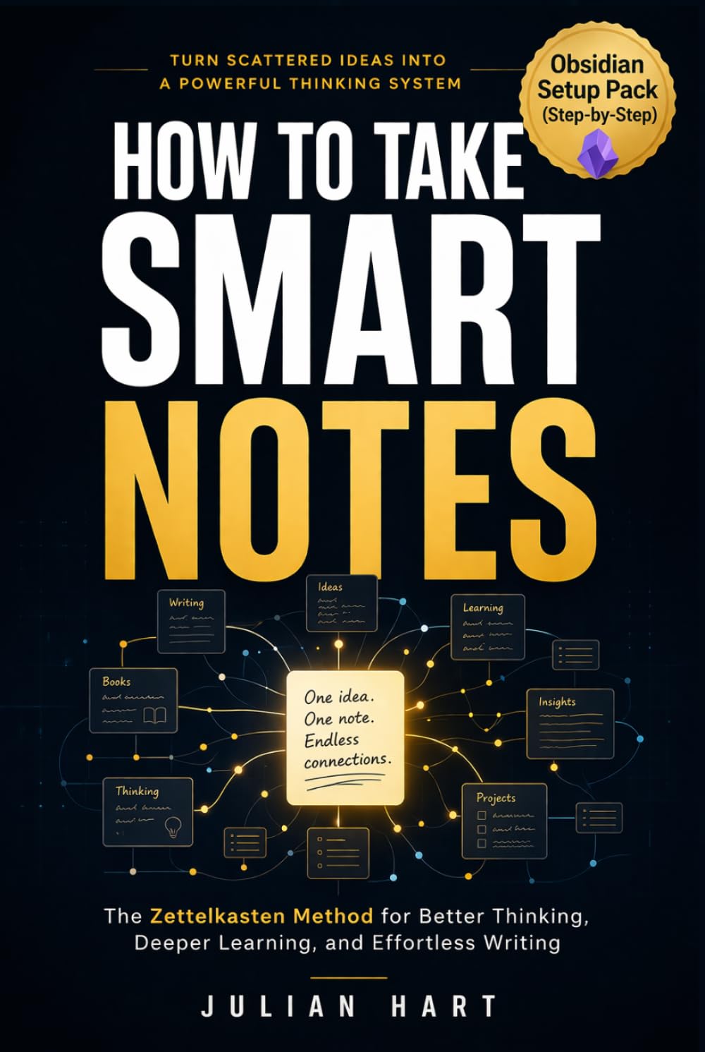 How To Take Smart Notes: The Zettelkasten Method for Better Thinking, Deeper Learning, and Effortless Writing