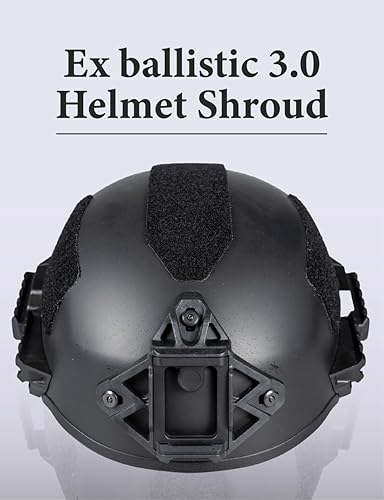 Miniatura 10 de FMATAL GEAR Casco táctico FMA NVG Mount Shroud versión mejorada Base de soporte de cámara deportiva  para cámara deportiva NVG simulada  Paintball