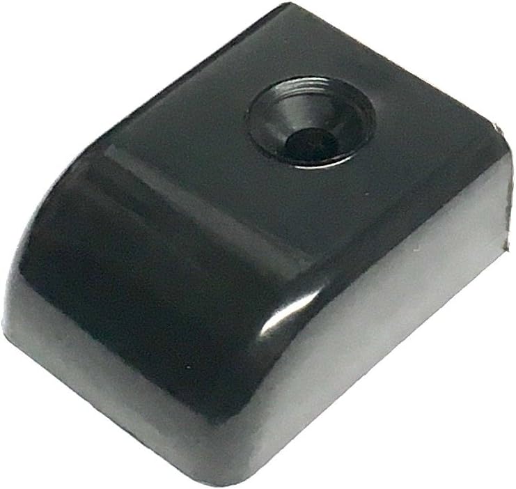 Bimini Top Black Nylon Slide Track End Cap, 4 pack