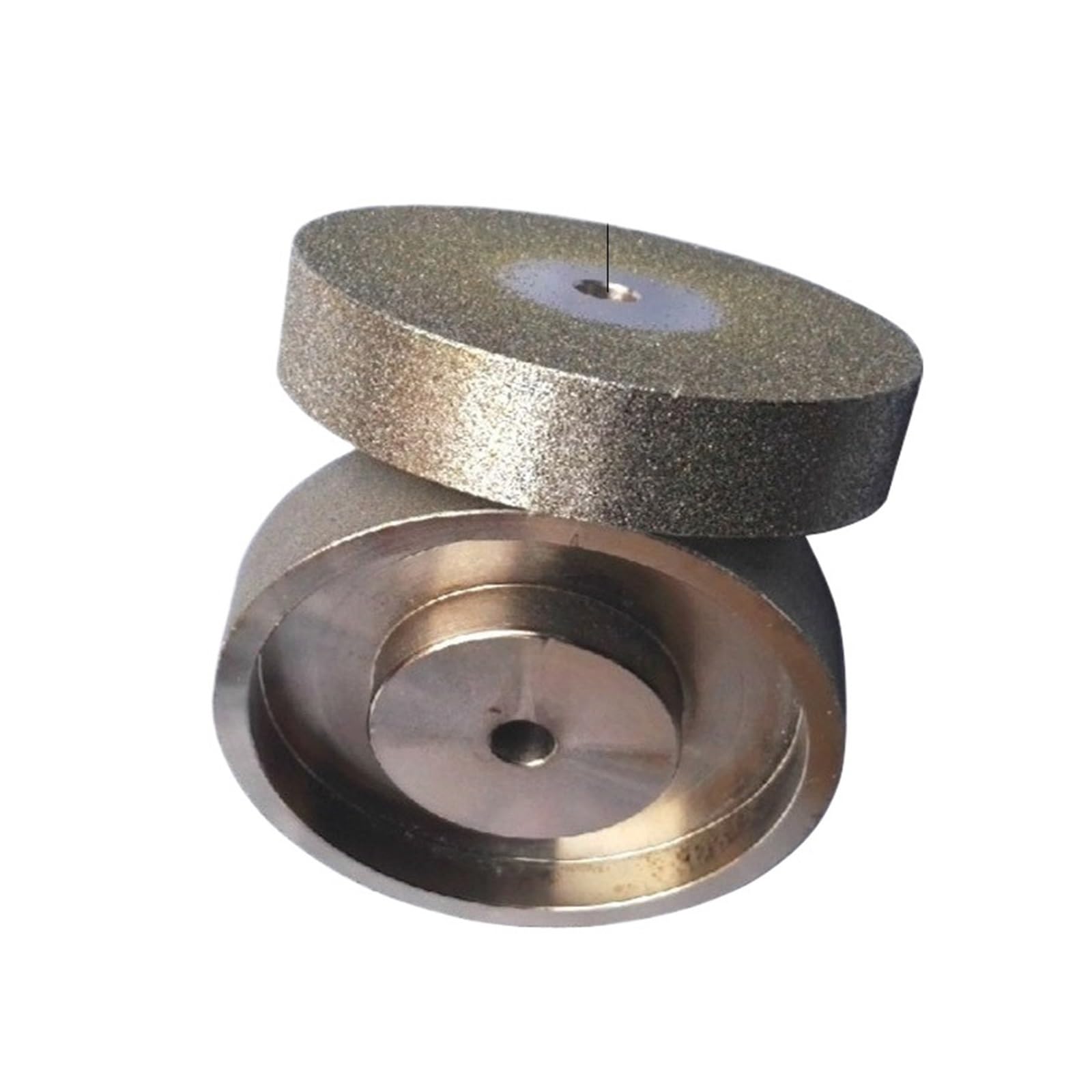 Meule diamantée galvanisée en acier au tungstène, 100x20x10mm