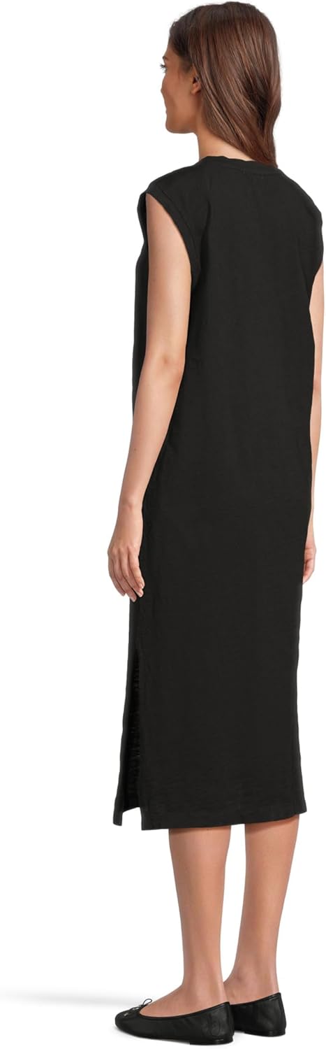 Mod-O-Doc Women's Cap Sleeve Column Dress with Side Slits - Image 3