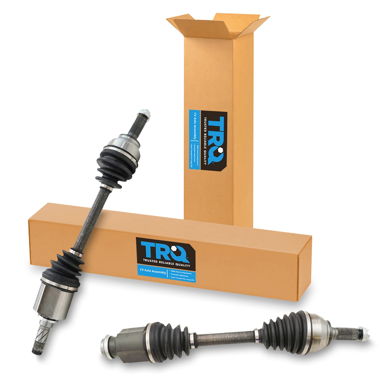 TRQ Front Driver and Passenger Side CV Axle Assembly Set 2 Piece