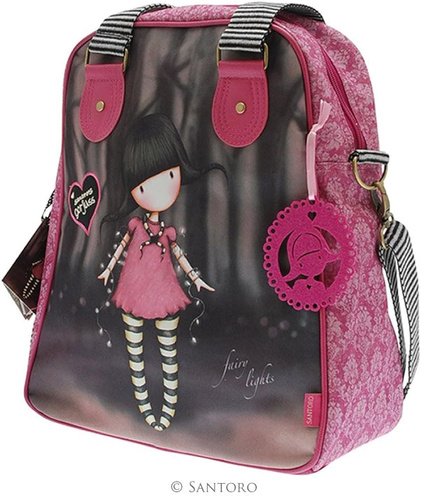 Gorjuss Fairy Lights Holdall Shoulder Bag 32 x 38 x 15 cms Santoro