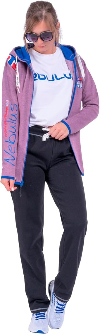Nebulus TURIOL - Sudadera Para Mujer, Fucsia-negro, S