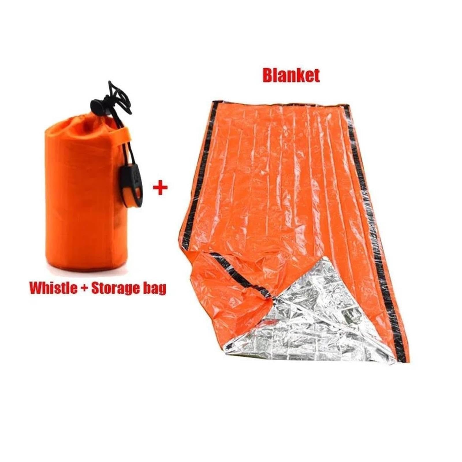 Saco Térmico Reflectante con Bolsa para Camping Senderismo Aire Libre