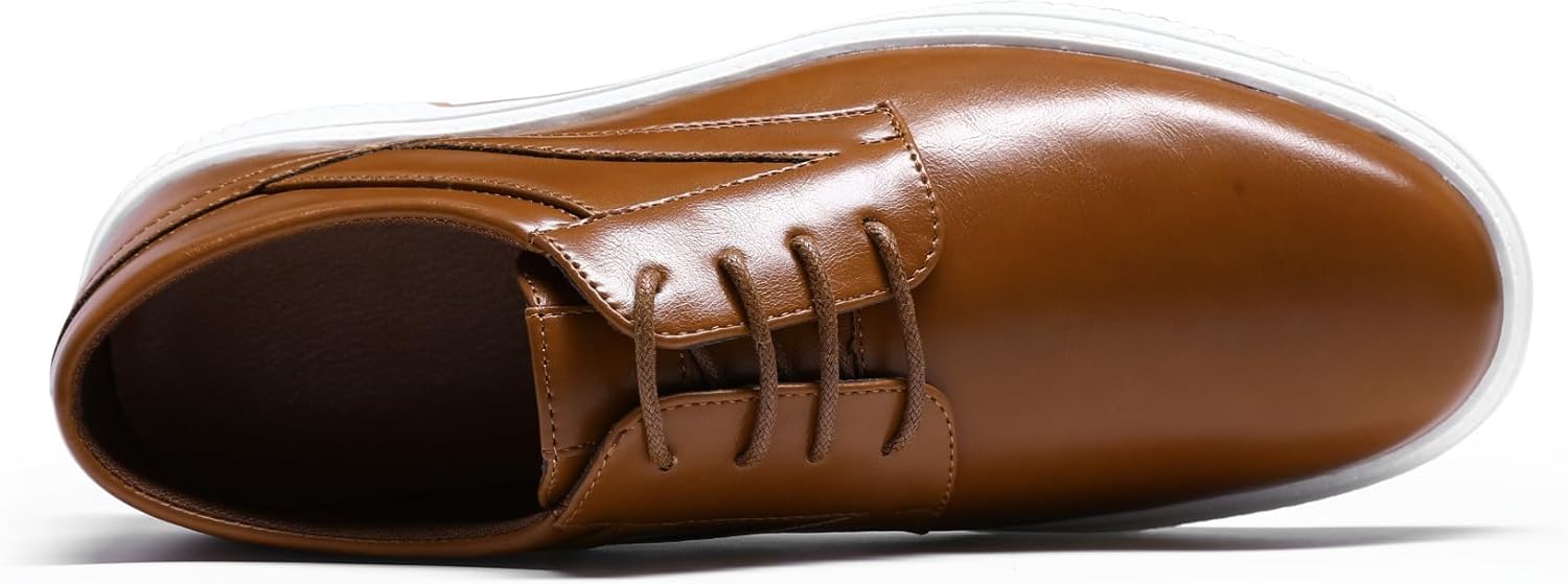 Allthemen Mens Dress Sneakers Business Casual Shoes Comfortable Oxford Shoe for Walking Office Daily - Image 5