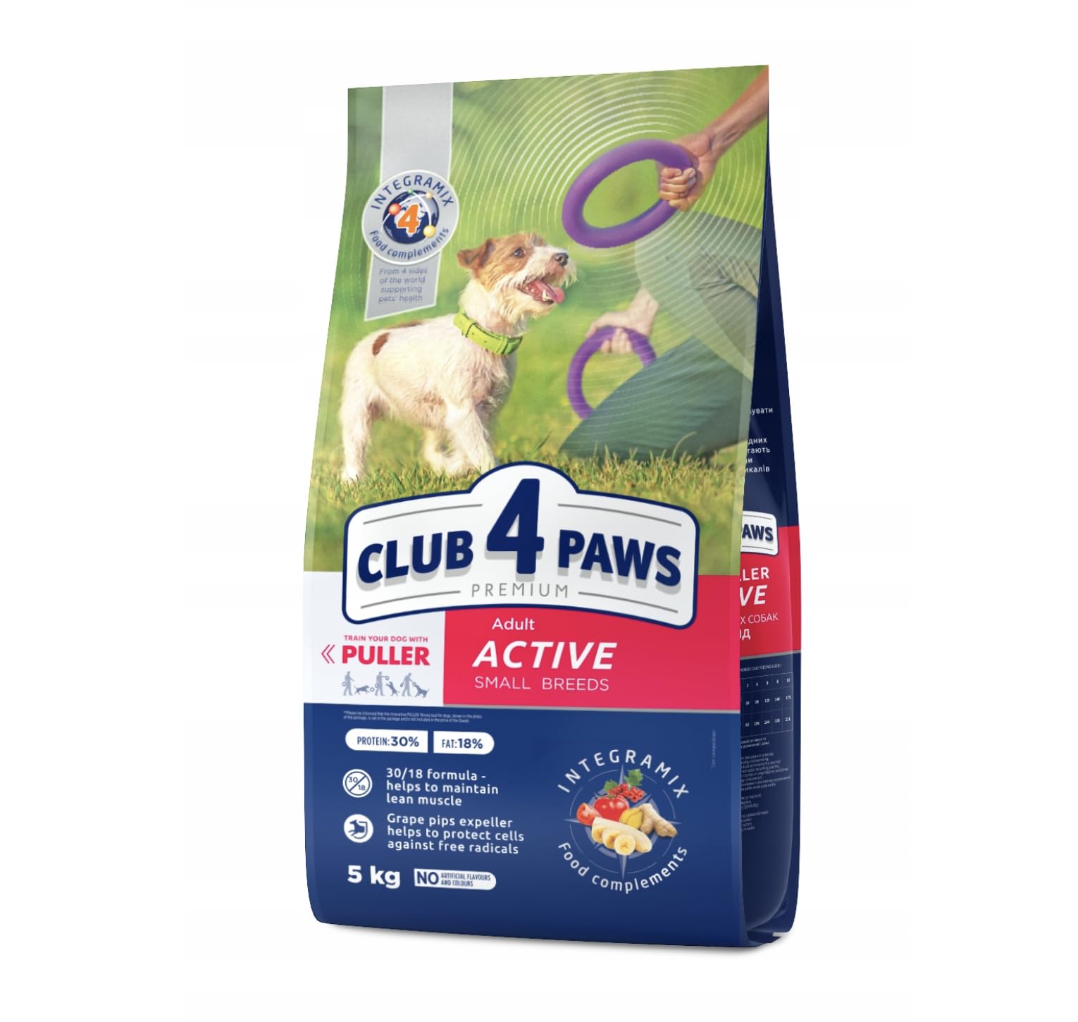 CLUB 4 PAWS Premium Trockenfutter fr aktive Hunde kleiner Rassen ACTIVE 5  kg : Amazon.de: Haustier
