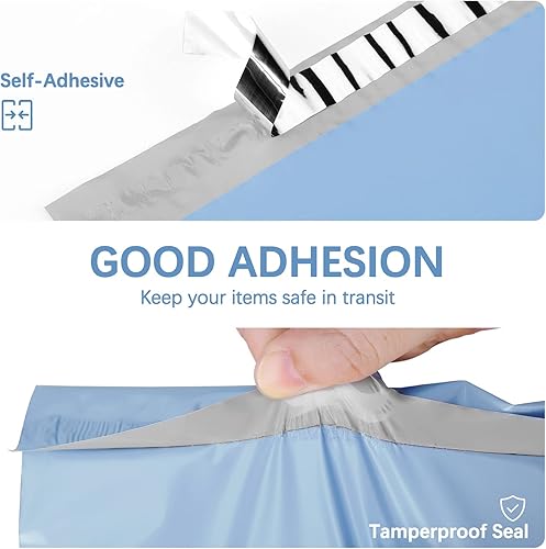 Miniatura 136 de Metronic Sobres de polietileno de 12 x 15.5 pulgadas, paquete de 100 bolsas de envío, bolsas de correo adhesivas fuertes, impermeables y a prueba