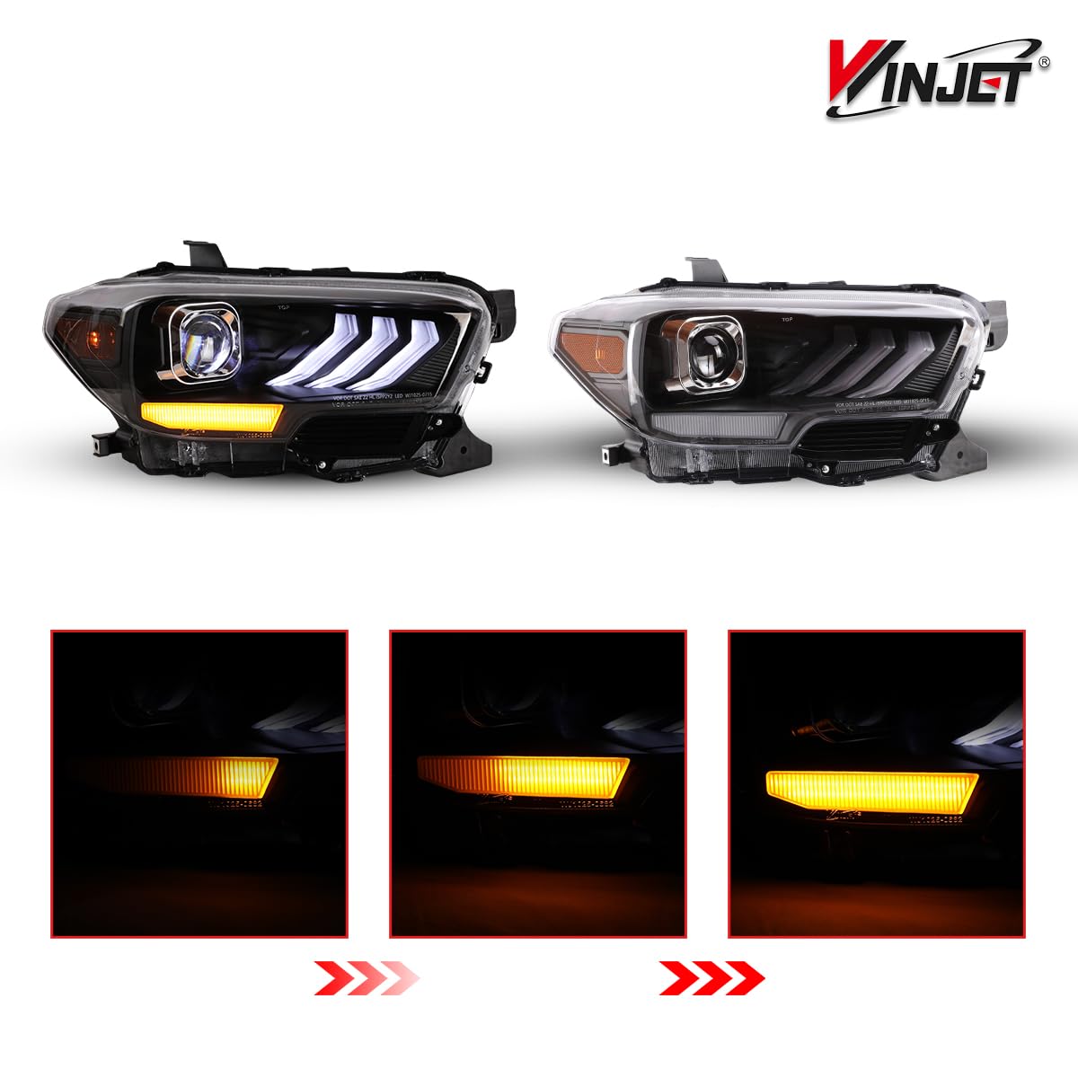 Amazon.com: Winjet LED Headlights For 2016-2019 Toyota
