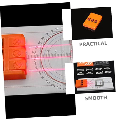 Miniatura 5 de 1 Set Physics Optical Experiment Set Convex Lens Refraction Prism Reflector Linear Light Source for Classroom Learning Educational Physics Kit