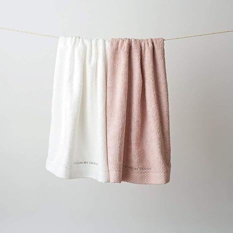 Amazon コットン バスタオル 2枚 ペア ギフトセット ホワイト ローズ スモーク 今治タオル 認定 Cotton Bath Towel Set Culture By Design タオルセット ホーム キッチン オンライン通販