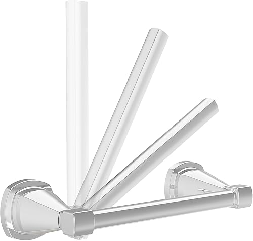 Vista 19 de Delta Faucet 77655-BL Stryke Soporte de papel higiénico giratorio de doble poste, 9.75 x 3.39 x 2.13 pulgadas, negro mate