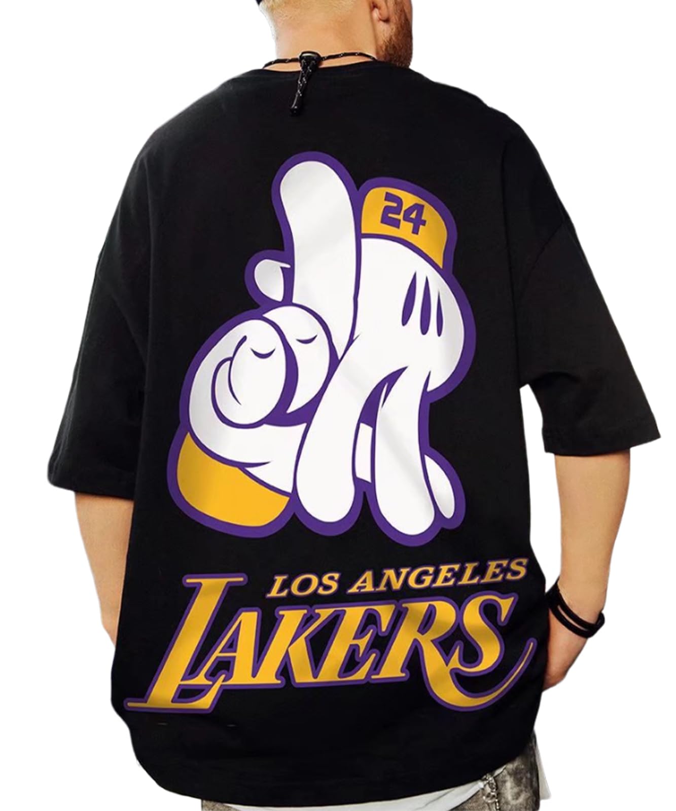 レイカーズ 半袖セットアップ【⭕️最終値下げ】 61cTN89BbNL.jpg