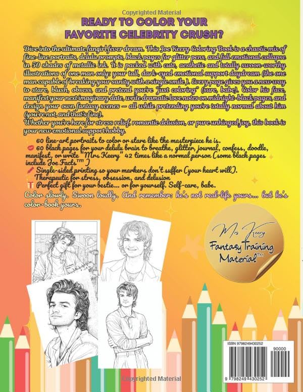 My Delulu Glitter Coloring Book: Joe Keery image 3