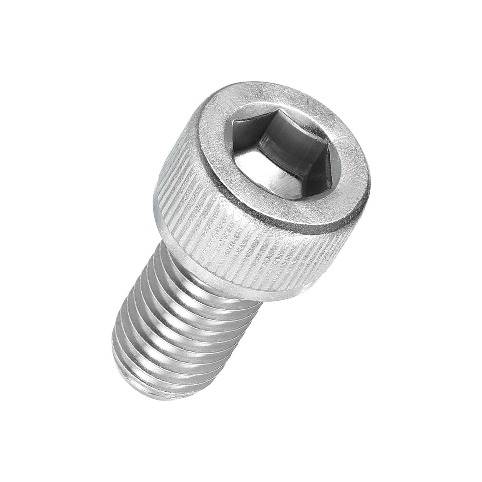 Kozelo 20pcs Socket Head Cap Screws - [M10-1.5 x 20mm] 304 Stainless Steel Allen Socket Drive for Electrical Motor 3D Printing Fan Engine Replacement Use, Silver