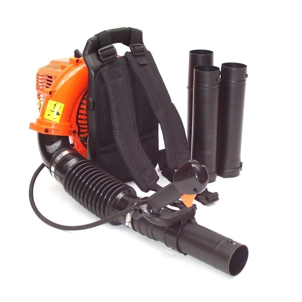 Trade Shop - Soffiatore A Zaino con Motore A A Scoppio da 42,7cc - 2 Tempi Foglie Giardino