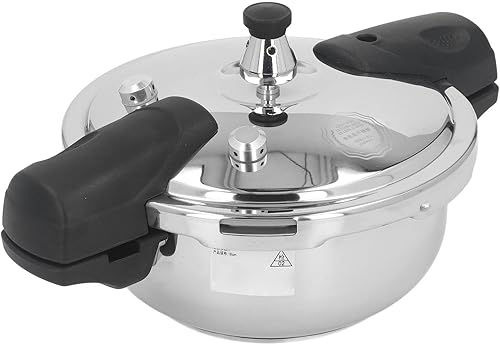 Olla a presión de 1.8L, cocina segura varios alimentos, alta dureza, acero inoxidable, mini olla a presión, resistencia ácida a álcali para cocina