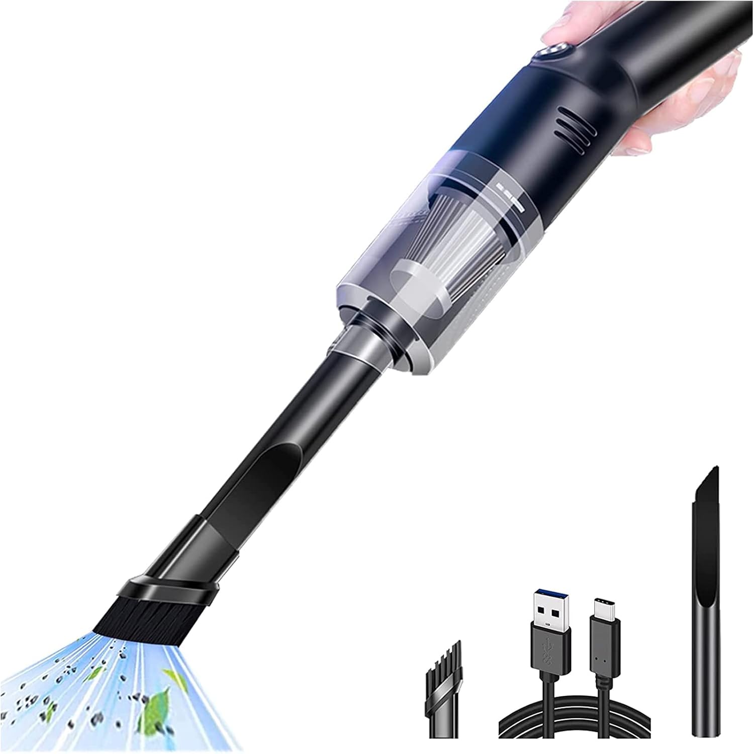 inBEKEA Mini Car Vacuum Cleaner,Handheld Vacuums,Cleaner Cordless,Car