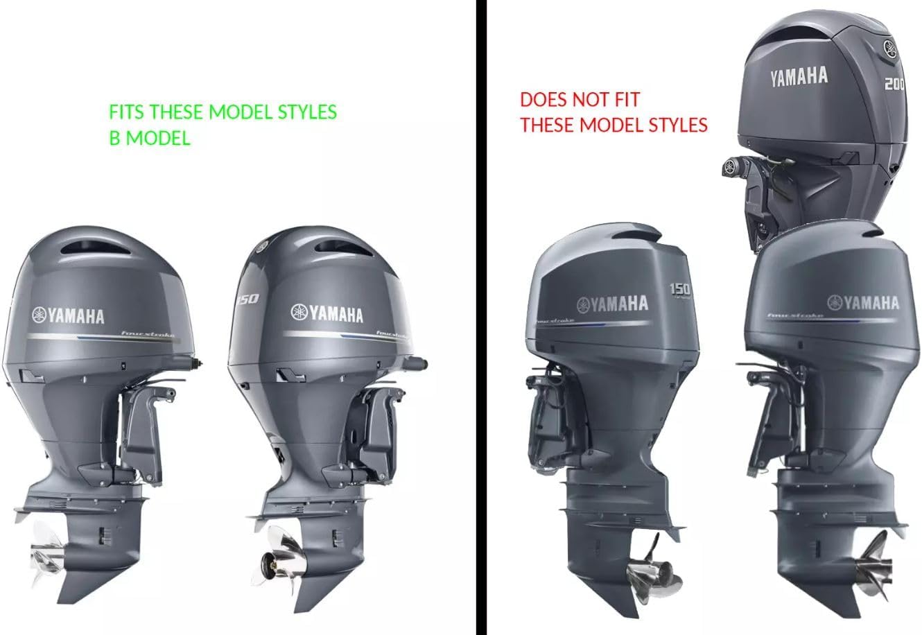 Yamaha 2015-2022 F200/F175/F150 (B-Series) 2.8L 4-Cylinder Non-Vented Outboard Motor Cover, #MAR-MTRCV-F2-01