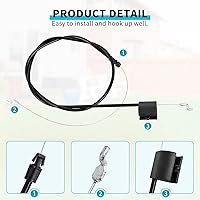 Vista 3 de 946-0957 746-0957 Cable de control de zona de motor compatible con máquinas MTD Craftsman Yard Man Yard Man Troy Bilt Bolens, se adapta a la mayoría