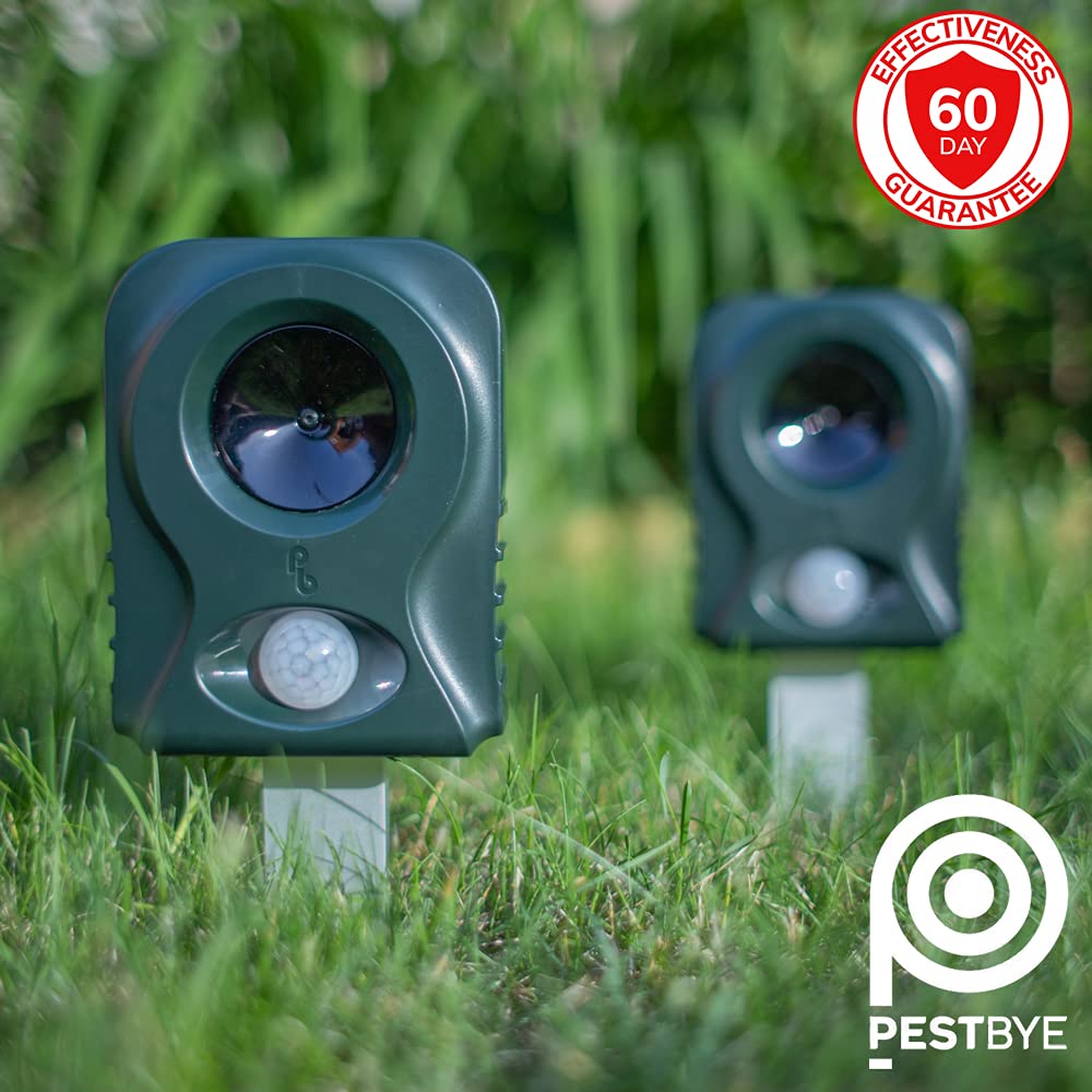 Pestbye® Battery Operated Cat Repellent V2 Easy To Use Ultrasonic Cat