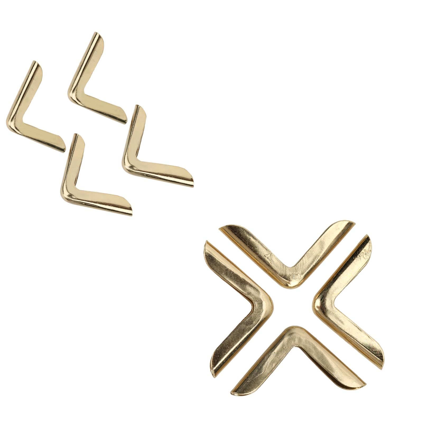 100PCS Book Corner Protectors, Corner Protectors Metal Book Corner Guards, Vintage Vintage Metal Book Corner Protector for Book