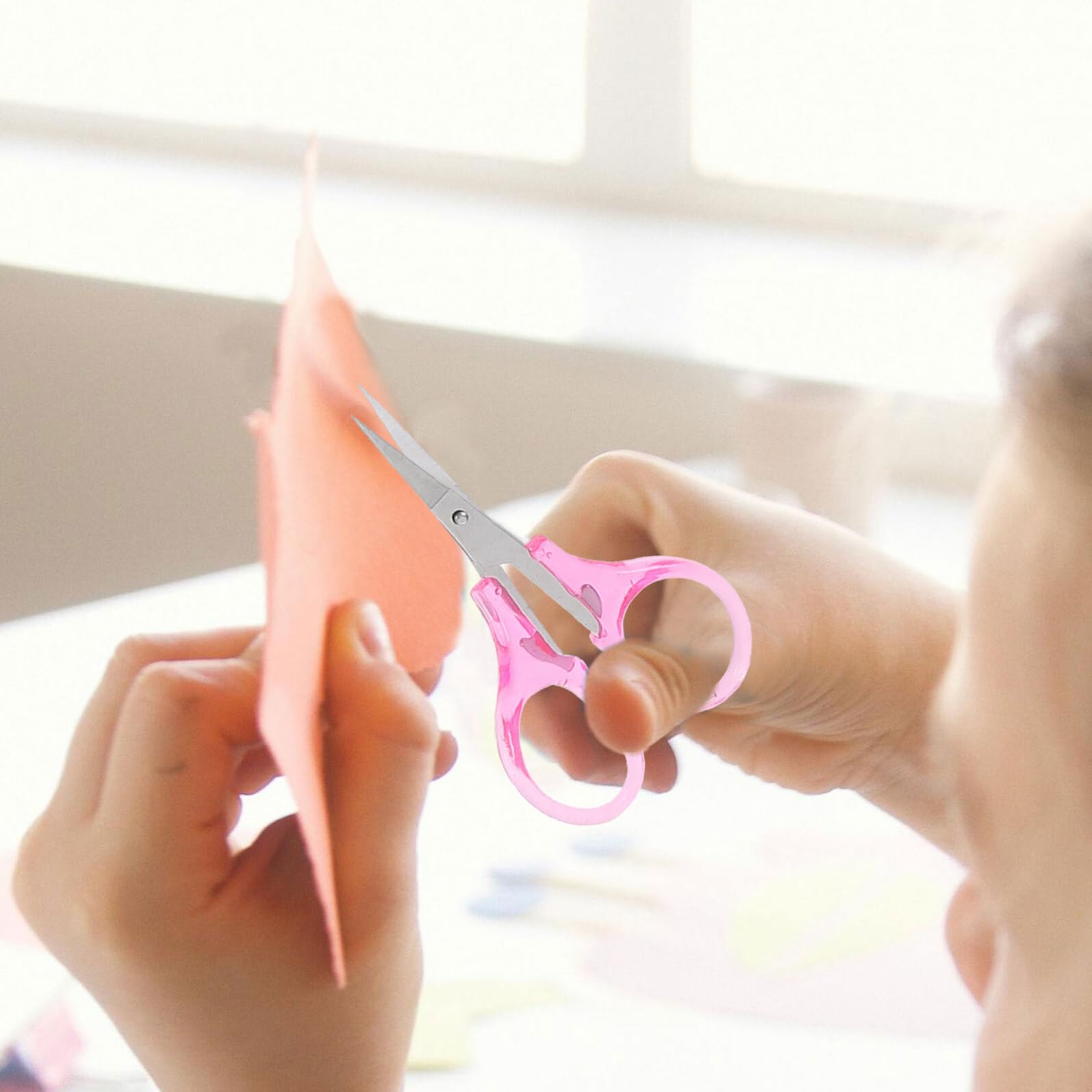 40 Stck. Teiliges Multifunktionale Bastelscheren mit Abgerundeter Spitze Rostfreie Papierscheren für Sicheres Schneiden von Papier Fotos und DIY Projekten Vielseitig Einsetzbar im