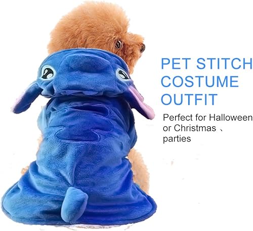 Miniatura 4 de Disfraz para mascotas Gimilife, sudadera con capucha para perro, pijama de Navidad para mascotas, abrigo para mascotas, para perros y gatos