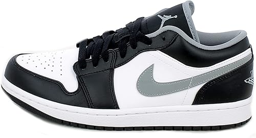Air Jordan 1 Low - Zapatos para hombre (negroblancogris partícula)