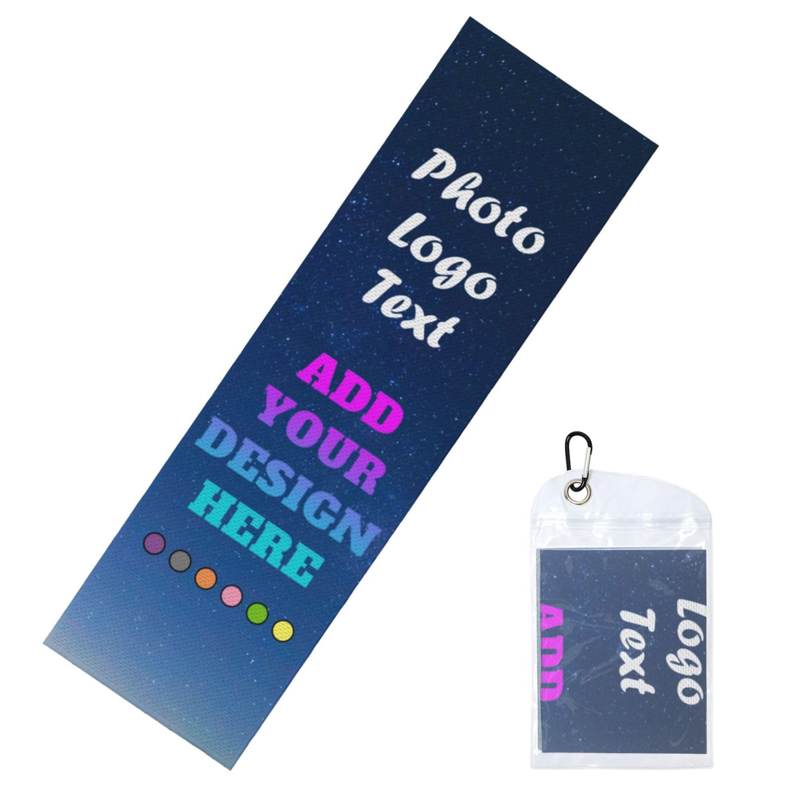HSPOILDOGED Custom Cooling Towel for Neck Face 12x40in, Personalized Ice Towel for Hot Weather Design Soft Breathable Chilly Towel with Photo Text, Customized Sweat Towel for Yoga Gym Workout Running