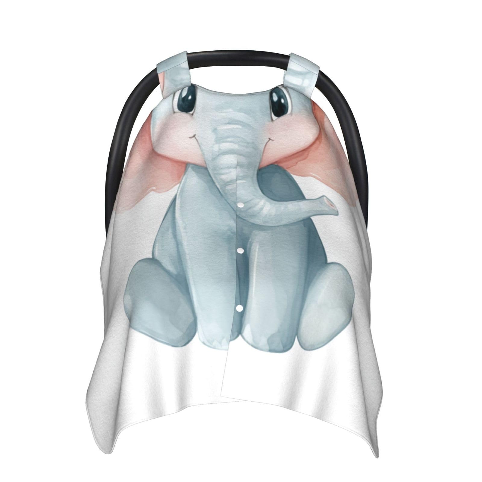 Tropical Palm Leaves Flamingos Baby Car Seat Covers Monkey Giraffe Animals Carseat Canopy Soft Infant Stroller Cover Nursing Breastfeeding Covers For Girls Boys Newborn Fit Summer Spring Autumn