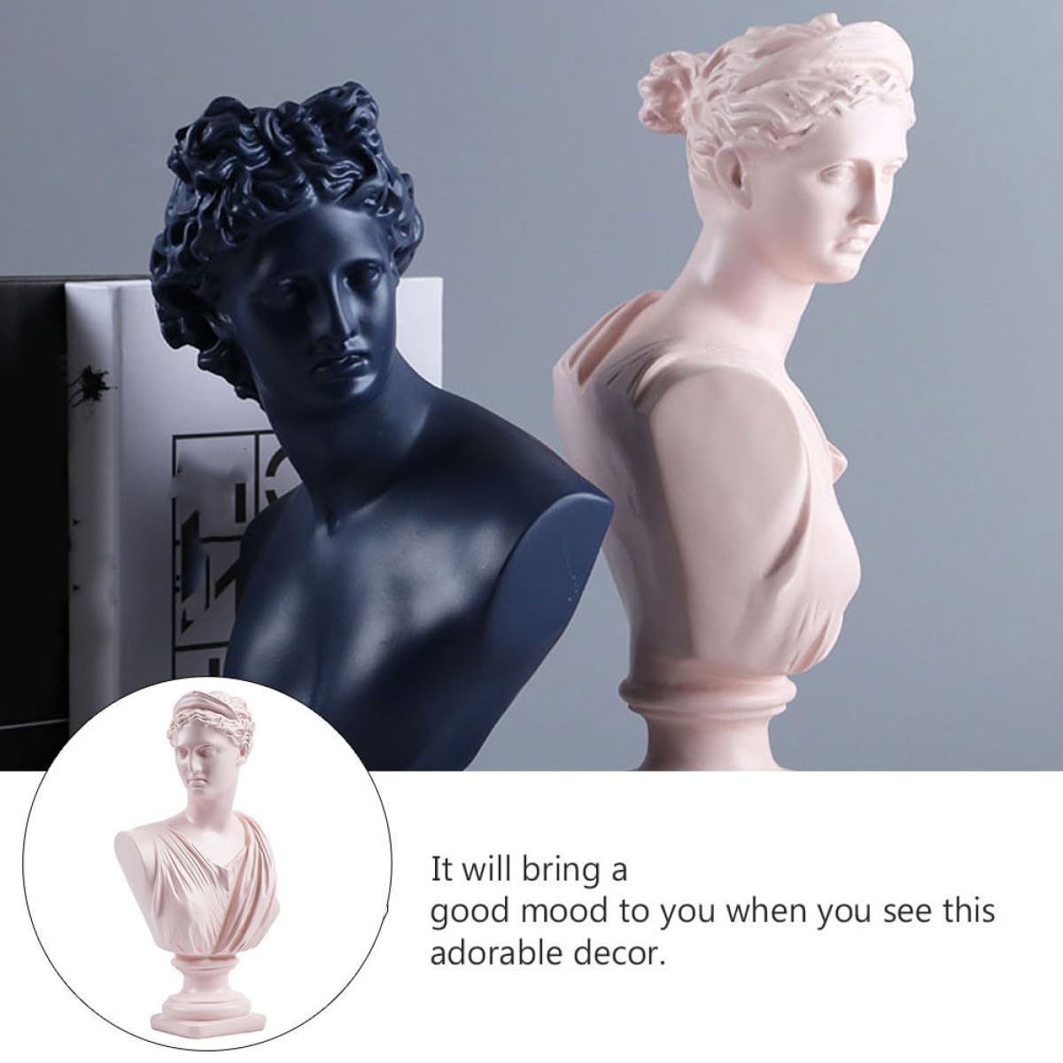 Statua Busto Decorativa in Resina per Casa, Classico