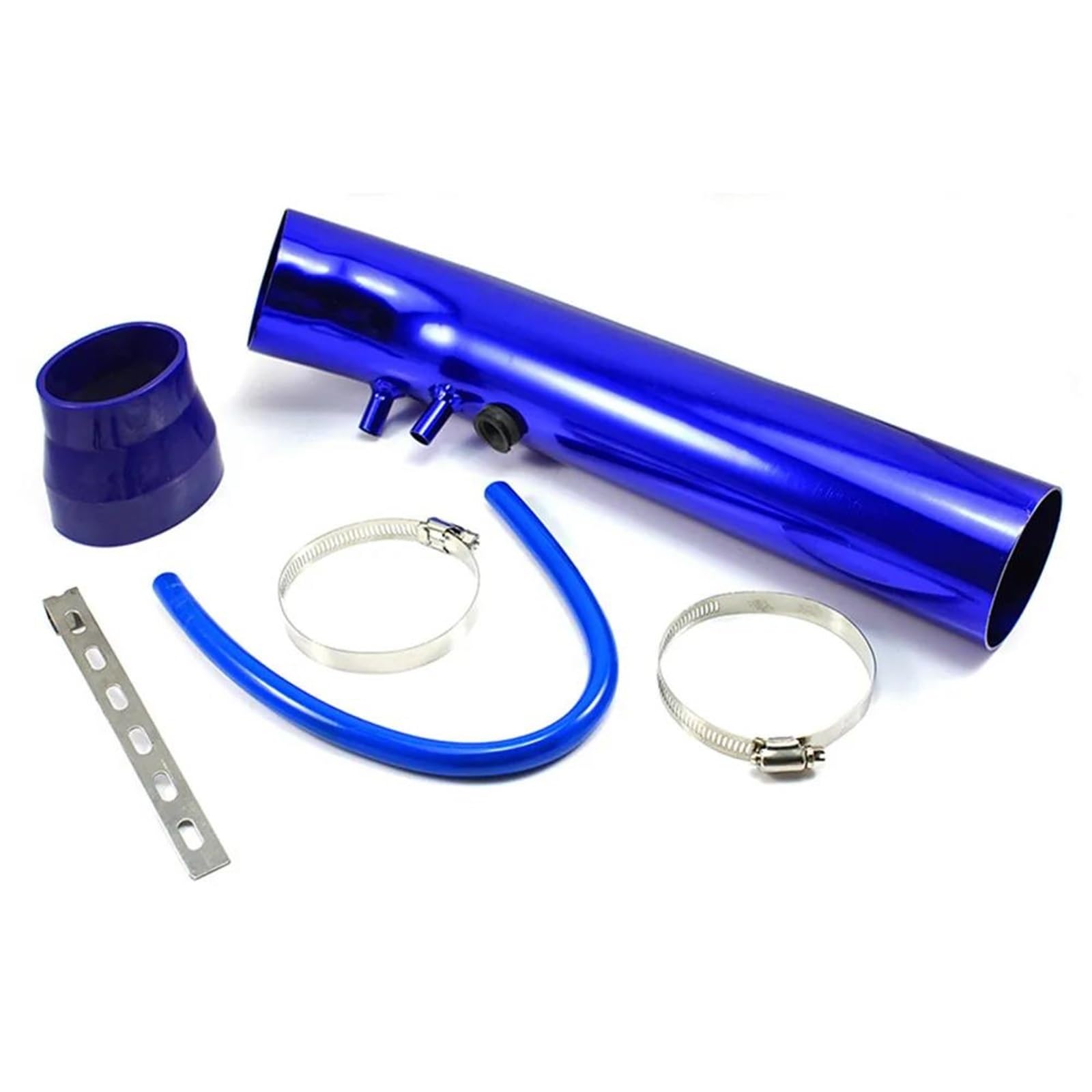 Admisión Aire Tubo Entrada Aire Aluminio Universal 76mm Para Frío Kit Tubería Conducto 3 Pulgadas Con Filtro Conexión Manguera Goma 63mm A Filtro Aire