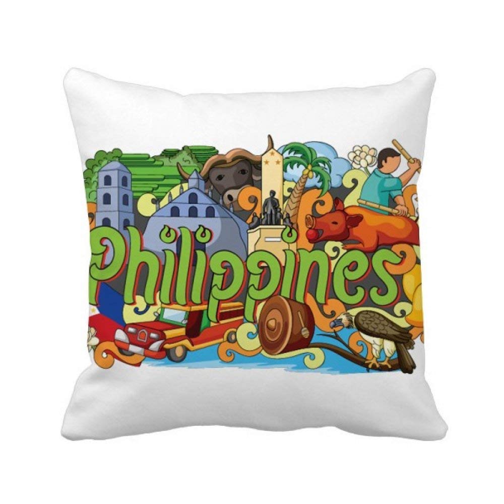 Coussin Camiguen Philippine Graffiti, le cadeau déco idéal pour salon et lit