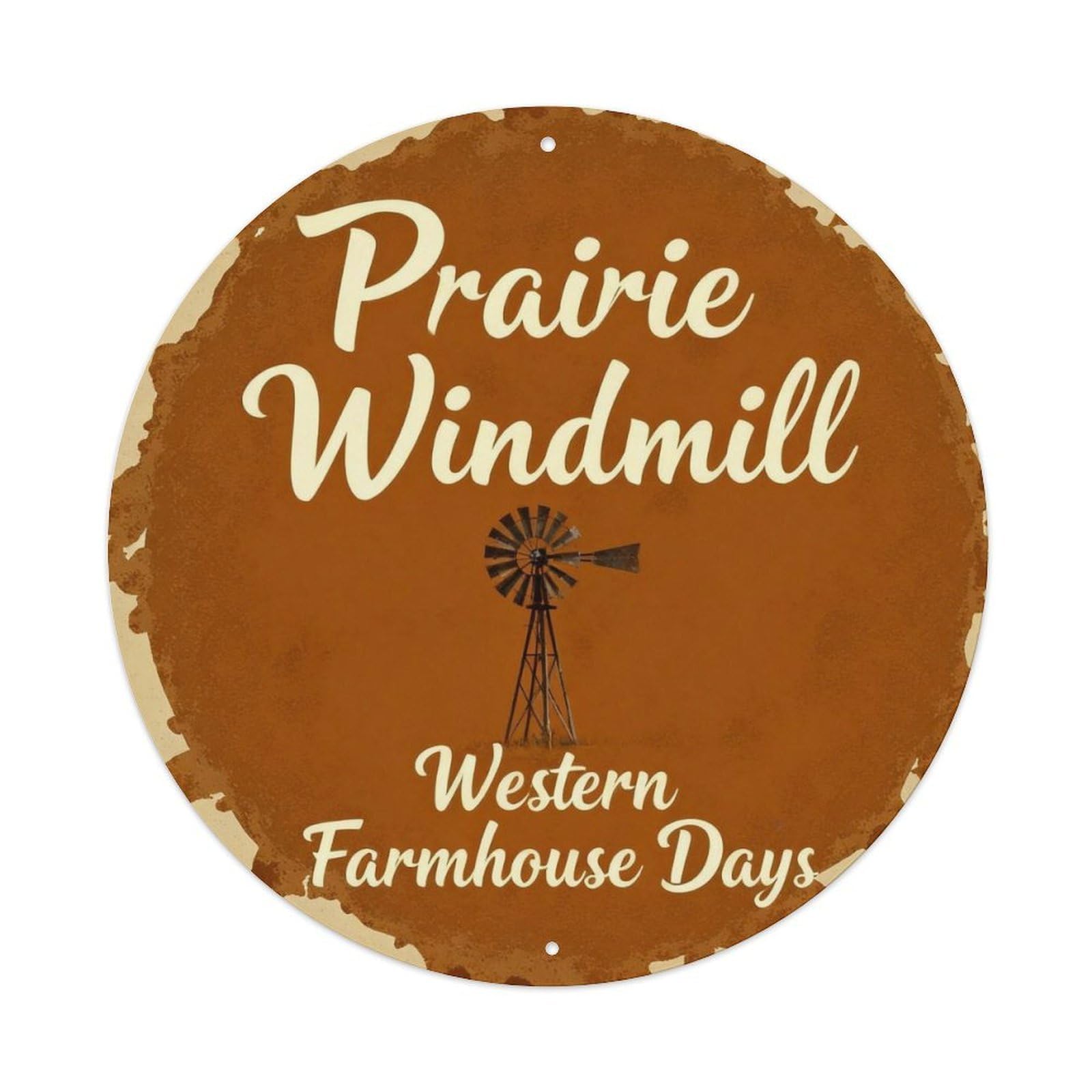 Prairie Windmill Metal Tin Sign Plaque