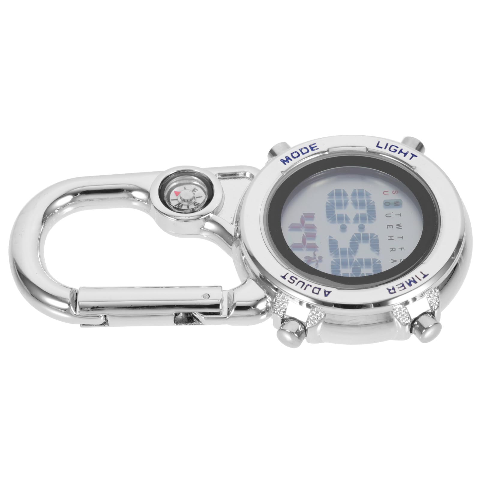 Reloj de bolsillo digital con función luminosa y batería de botón incluida 8