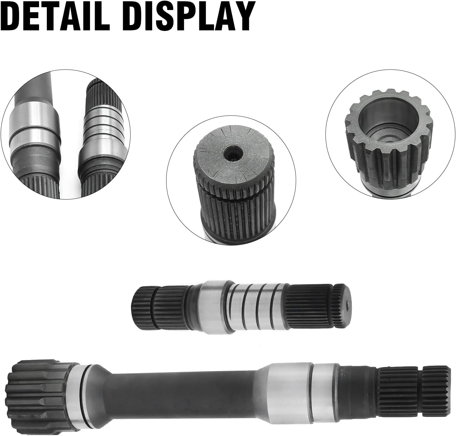 68257420AF Differential Axle Intermediate Shaft Kit Right Front Side Inner Shaft Kit Replacement for Dodge Ram 1500 2012-2021 Replaces 68146594AA 68257421AF