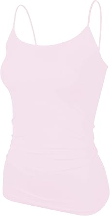 Kurve Womens Cami Tank Top - Sleeveless Stretch Seamless Camisole Basic Layer UV Protective Fabric UPF 50+ Made in USA