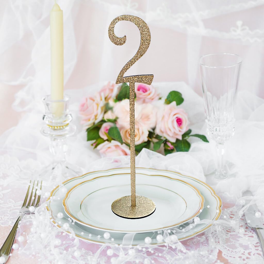 36 Supports De Numéros De Table En Bois - Idéal Pour Mariage, Anniversaire Ou événement Festif - 8