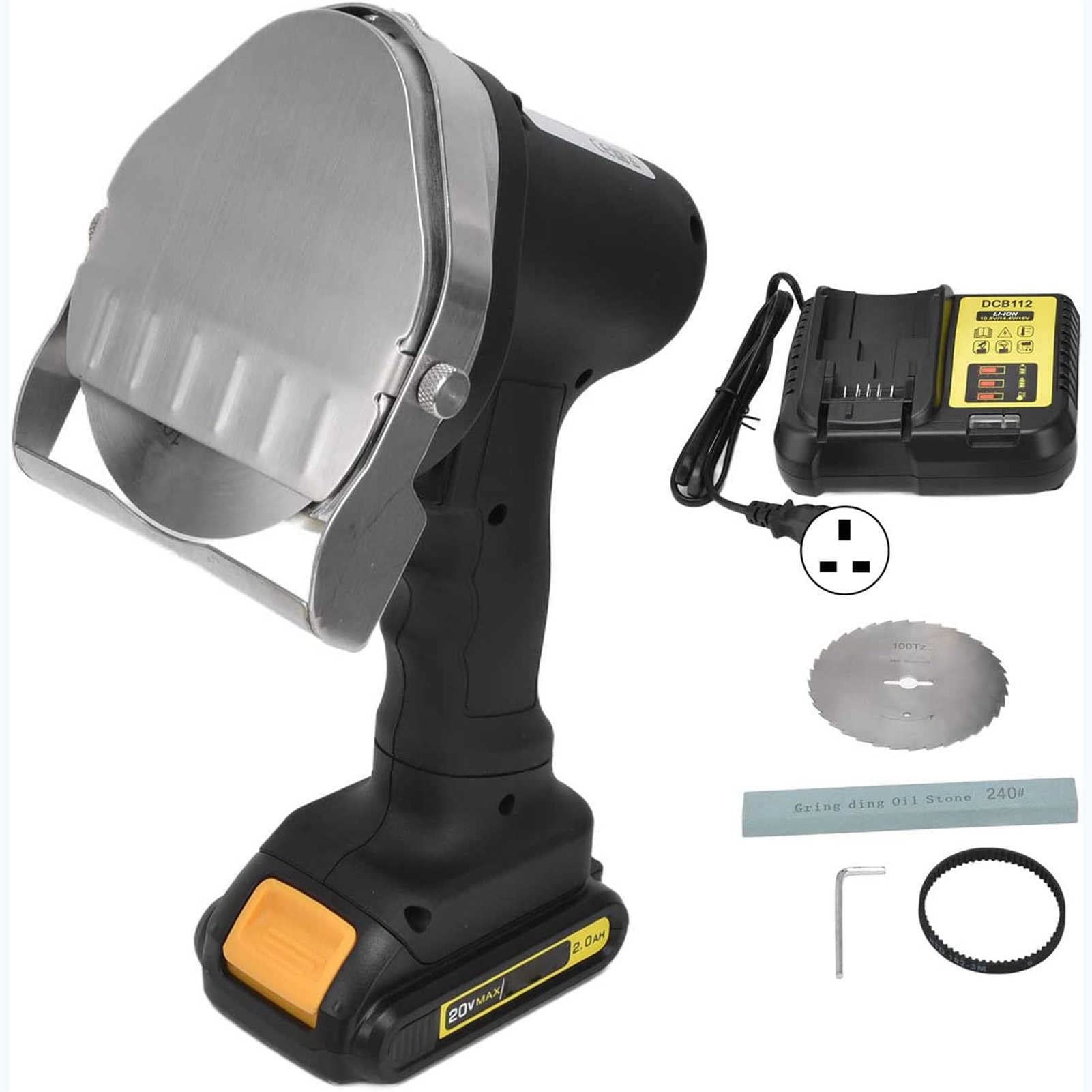 Cuchillo eléctrico para kebab, máquina cortadora de carne automática e inalámbrica, rebanadora de carne sin esfuerzo con la rebanadora eléctrica de kebab.