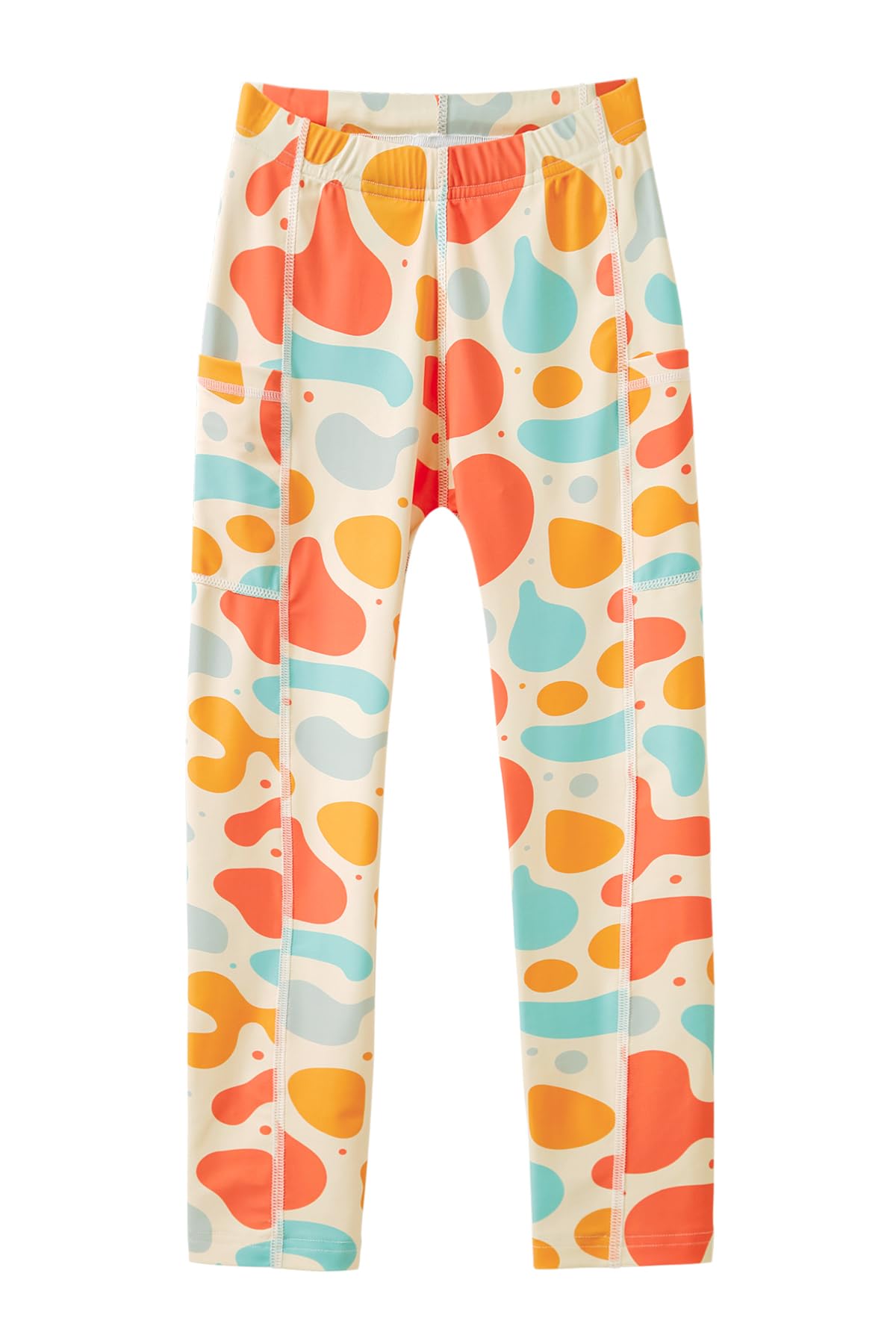 Kid Swim Pants Girls Boys Pockets Lined UPF 50+ Quick-Dry