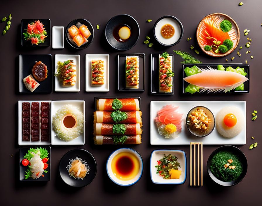 Affiches sur toile de cuisine japonaise SERENDIPITP 58 x 90 cm pour photo murale de restaurant asiatique