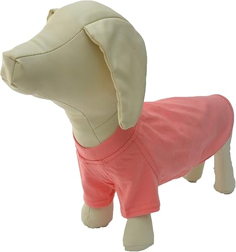 Miniatura 6 de Lovelonglong 2019 - Ropa para mascotas, Disfraces para Perro, Ropa Camisetas en blanco para Perros Grande Medianos Pequeños 100% Algodón 18 Colores,