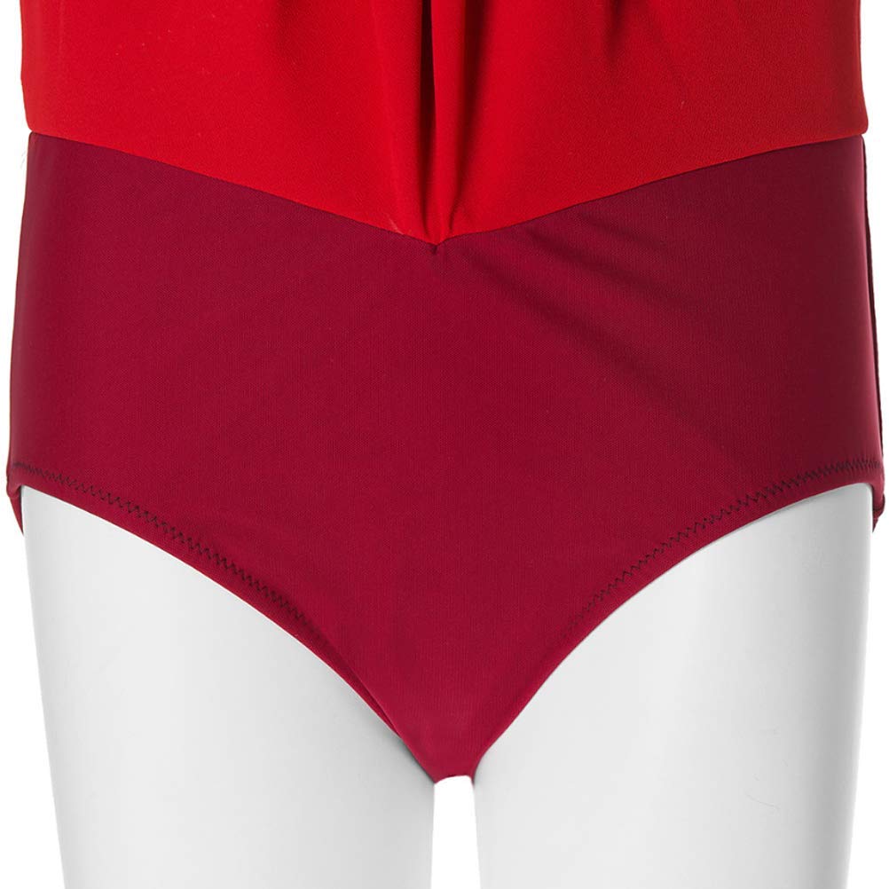 Vestido profesional de patinaje artístico para niñas, sin mangas, con diamantes de imitación, para danza sobre hielo, patinaje, gimnasia, leotardos