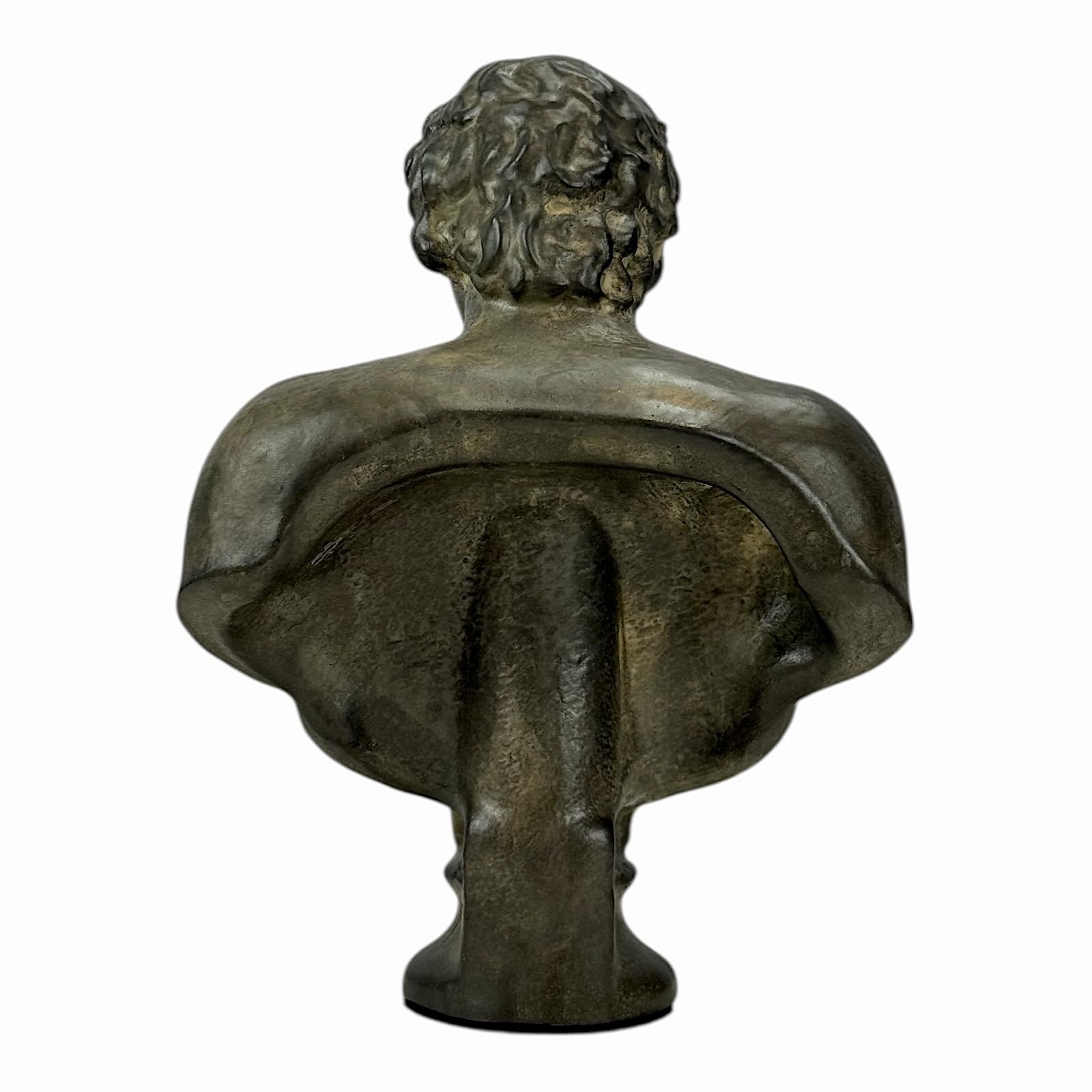 Antinous Rzeźba Popiersie - Ukochany Towarzysz cesarza Hadriana | Ręcznie wykonana grecka sztuka klasyczna | Posąg gipsowy Moldano 18 cm